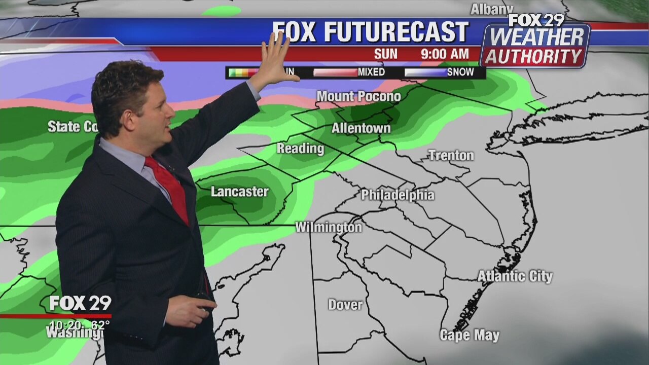 Weather Authority: Early week outlook has showers
