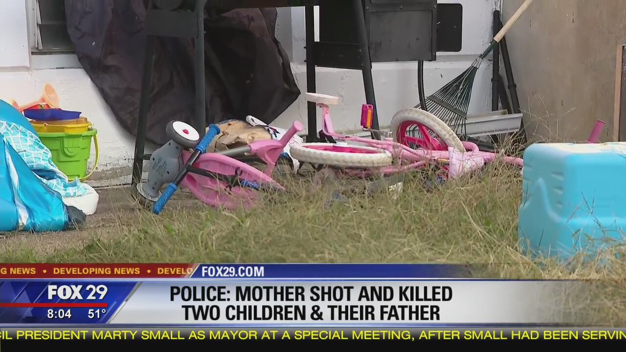 Woman shoots, kills man and 2 children in Tacony