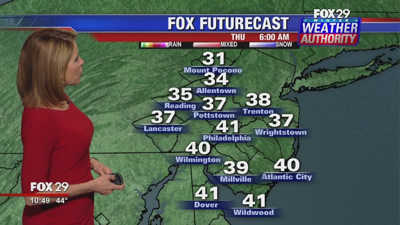 FOX 29 Weather Authority: Wednesday update