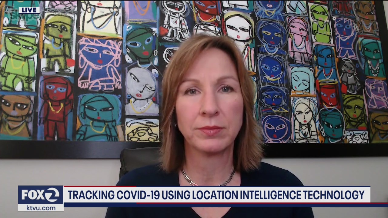 Tracking COVID-19 using location intelligence technology