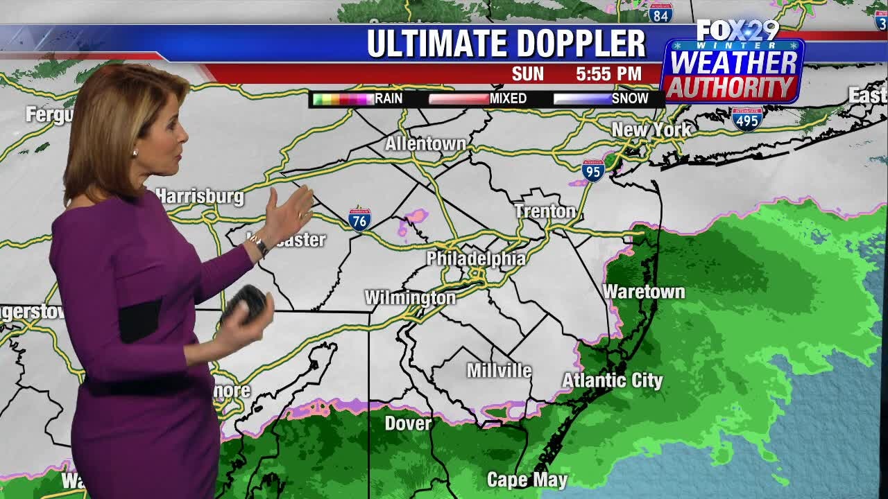 Fox 29 Weather Authority winter storm update 6 pm