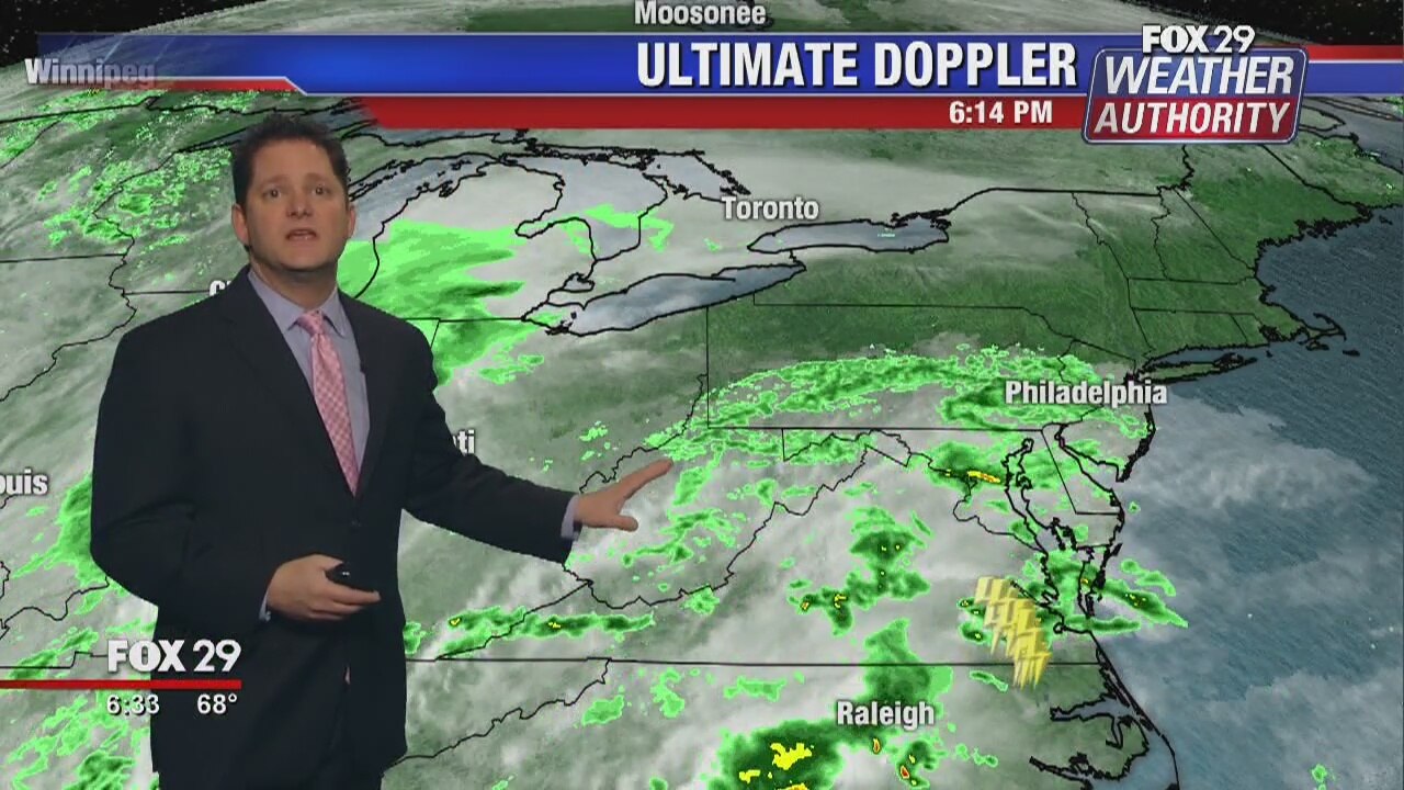 Fox 29 Weather Authority 7 day forecast 6 pm
