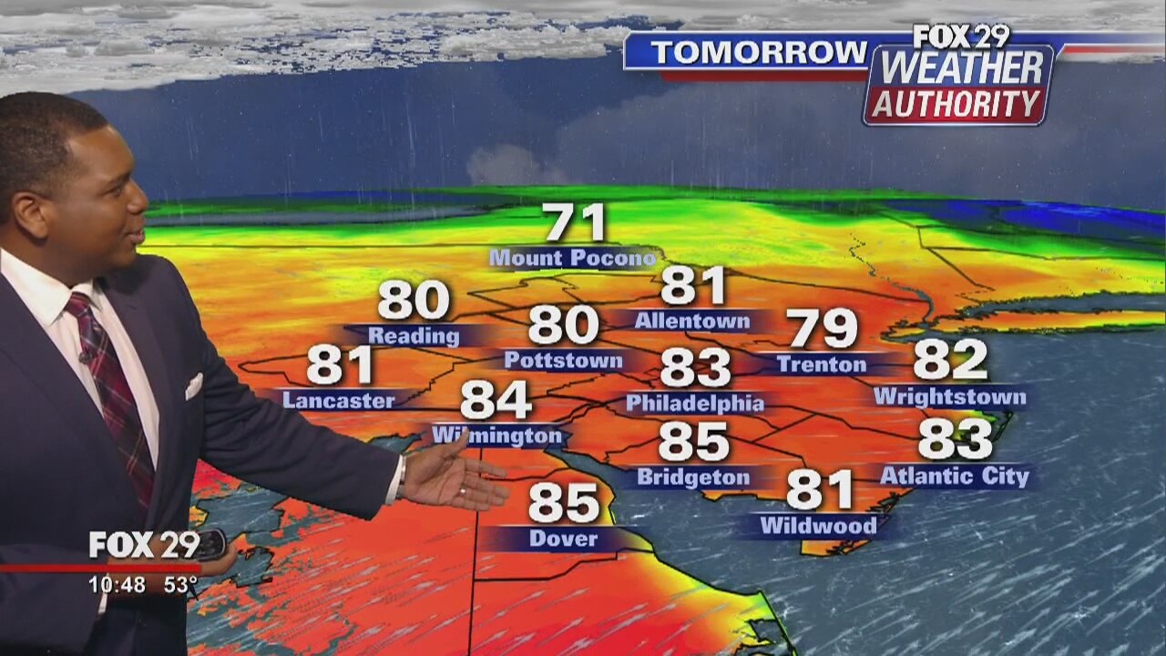 FOX 29 Weather Authority: 7-Day Forecast (Wednesday night update)