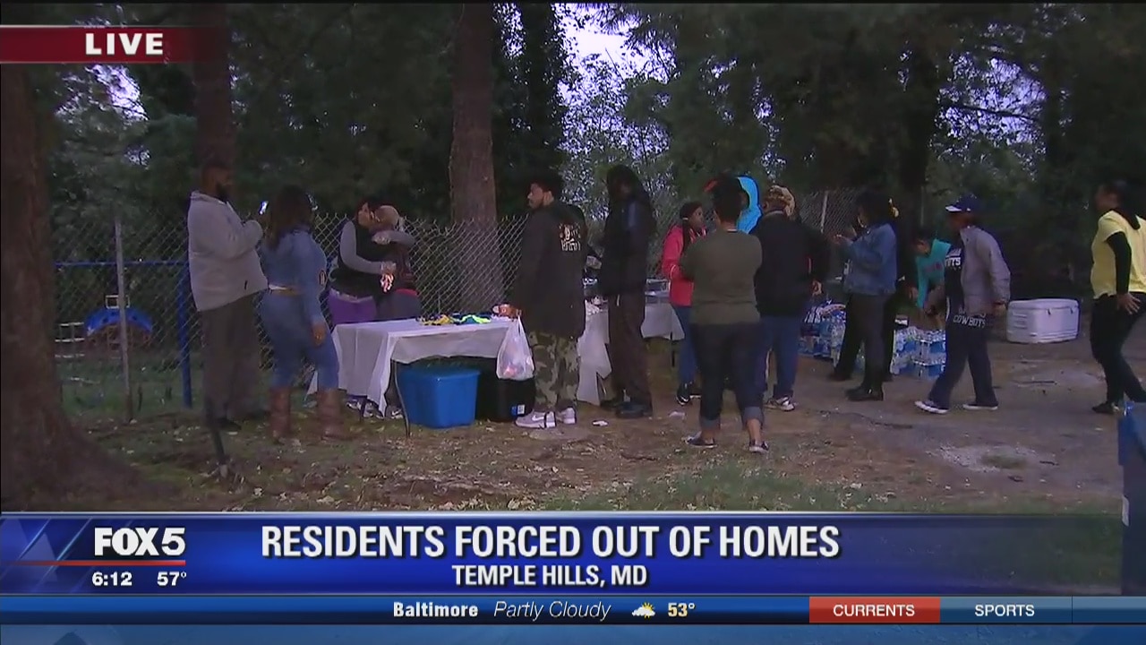 Outpouring of support for displaced Temple Hills residents