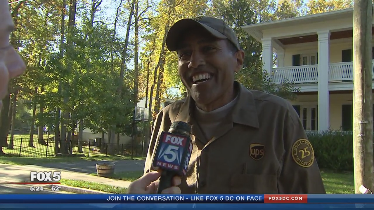 Vienna celebrates 28-years of service from beloved retiring UPS delivery driver Renny Butler