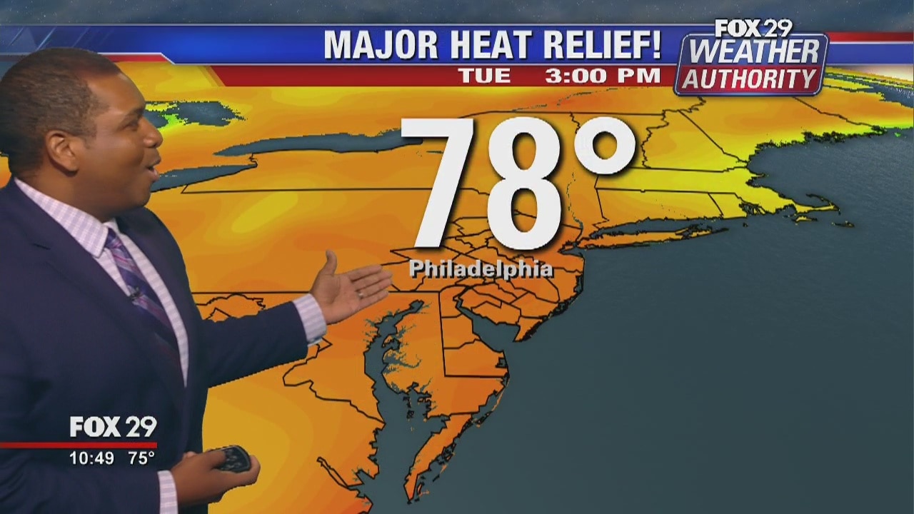 FOX 29 Weather Authority; 7-Day Forecast (Monday update)