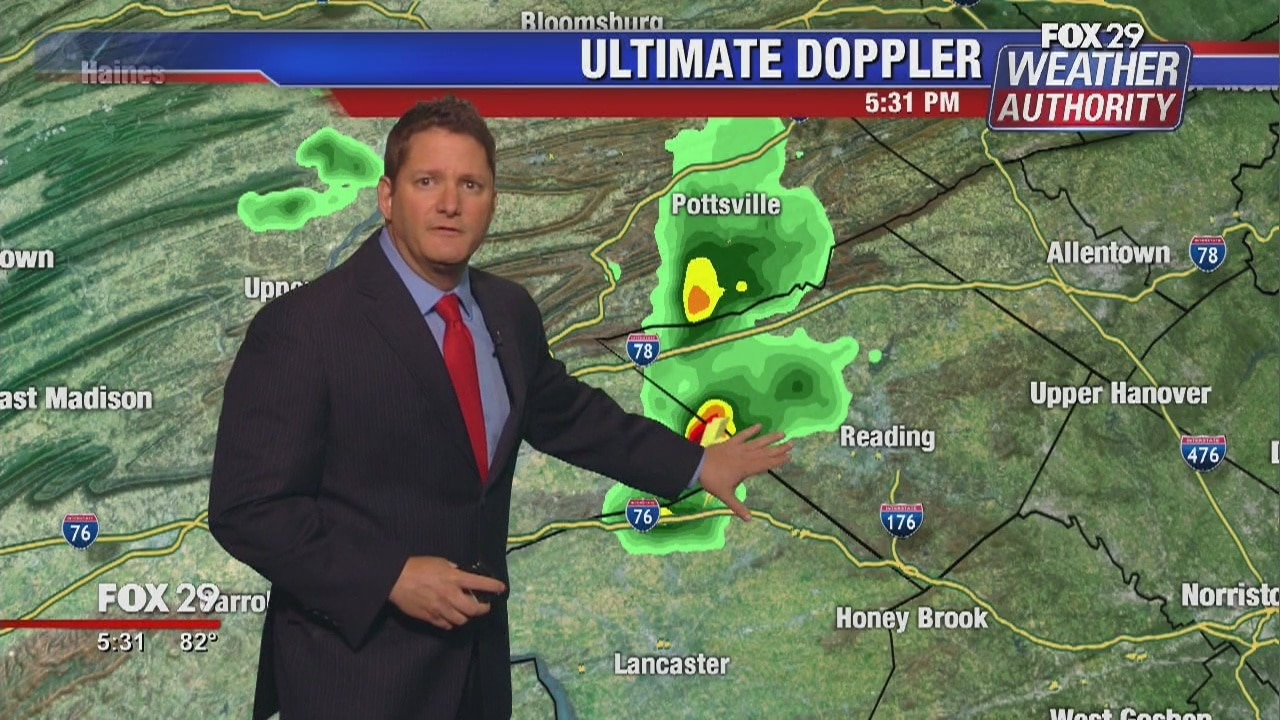 Fox 29 Weather Authority 7-day forecast 6 pm