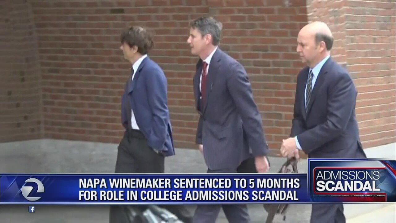 Napa winemaker sentenced to 5 months in prison for role in admissions scandal