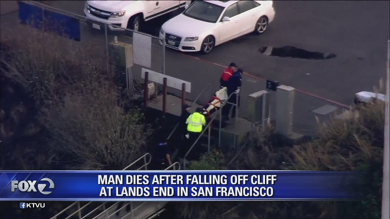 Man dies after falling off cliff at Lands End in San Francisco