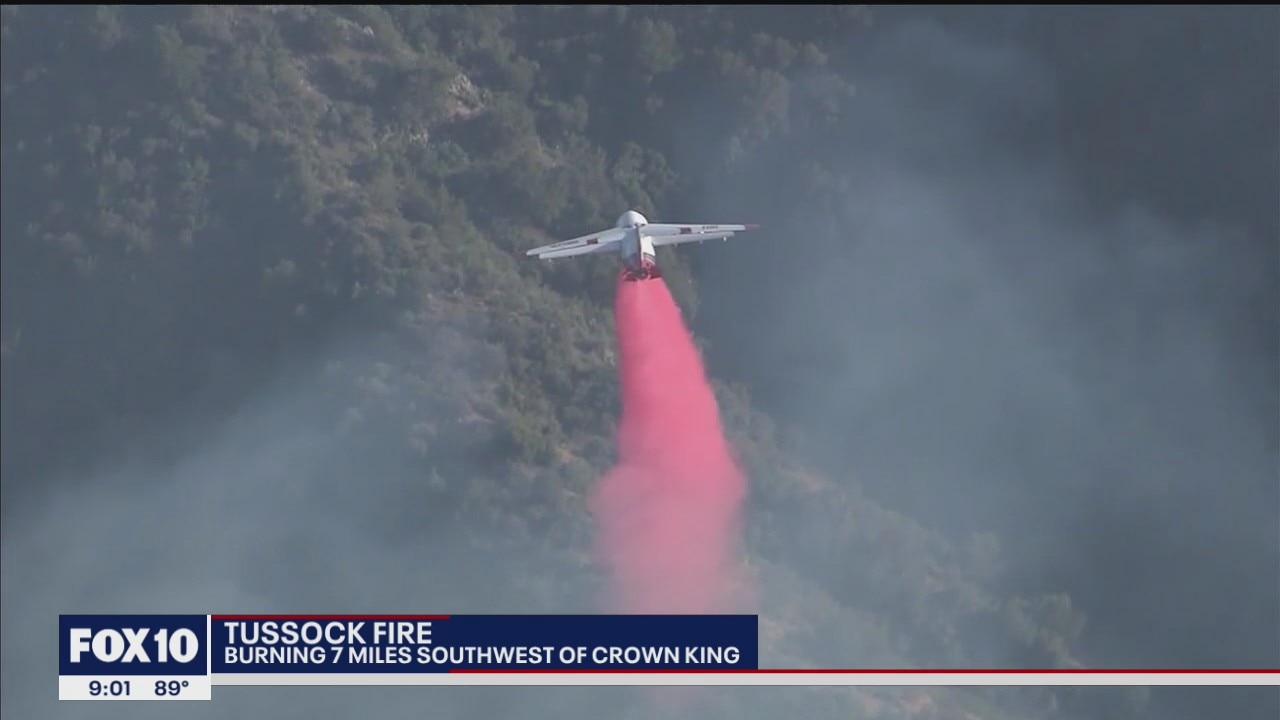 Tussock Fire burns 4,100 acres near Crown King