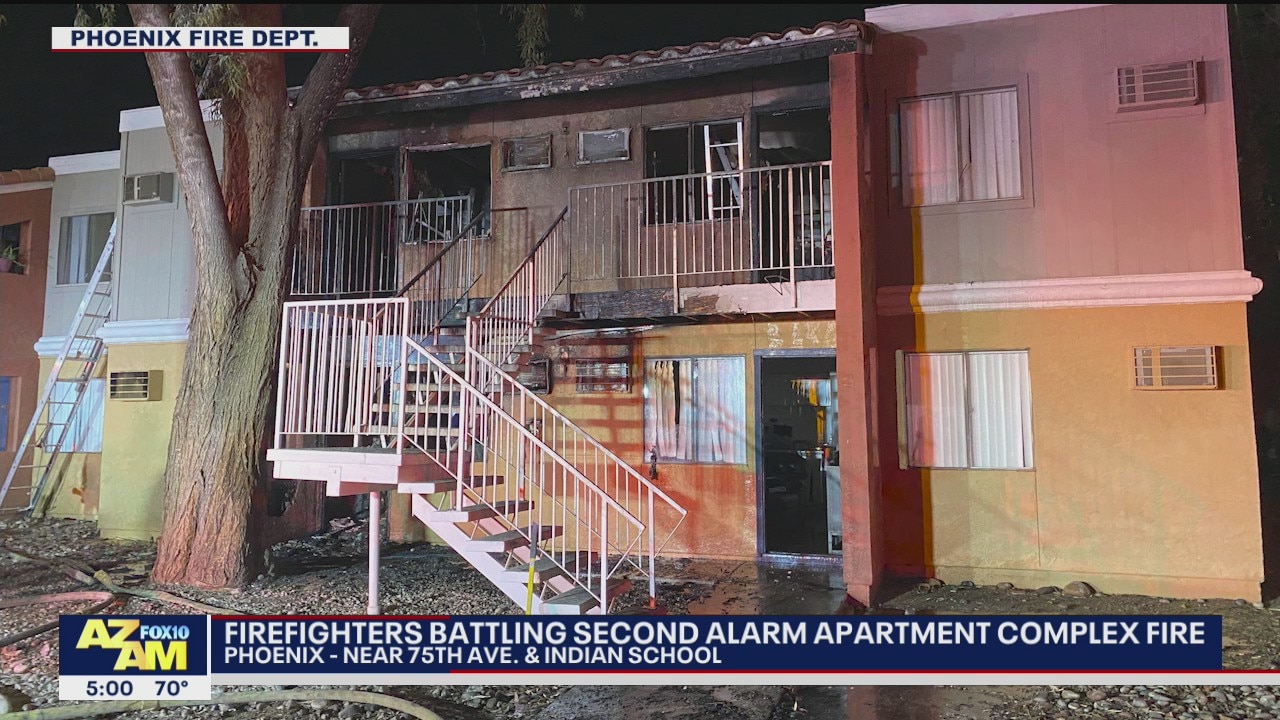 15 people displaced after fire damages apartment complex