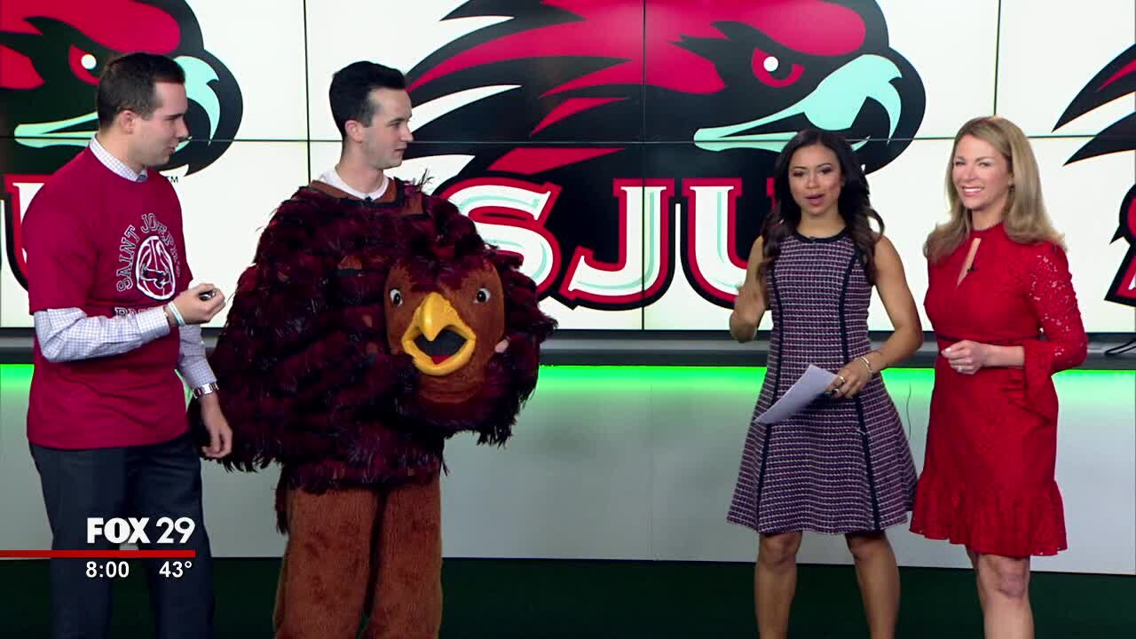 St. Joe's Hawk flaps more than 7,000 times on Good Day