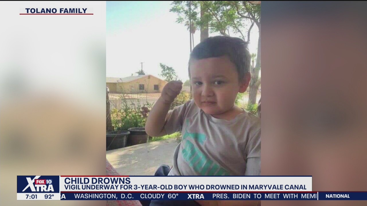 Vigil underway for boy who drowned in Maryvale canal
