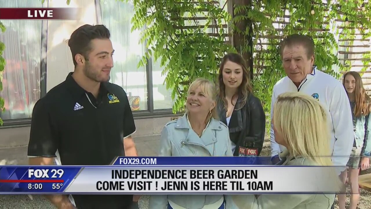 NFL Draft hopefuls gather at Independence Beer Garden