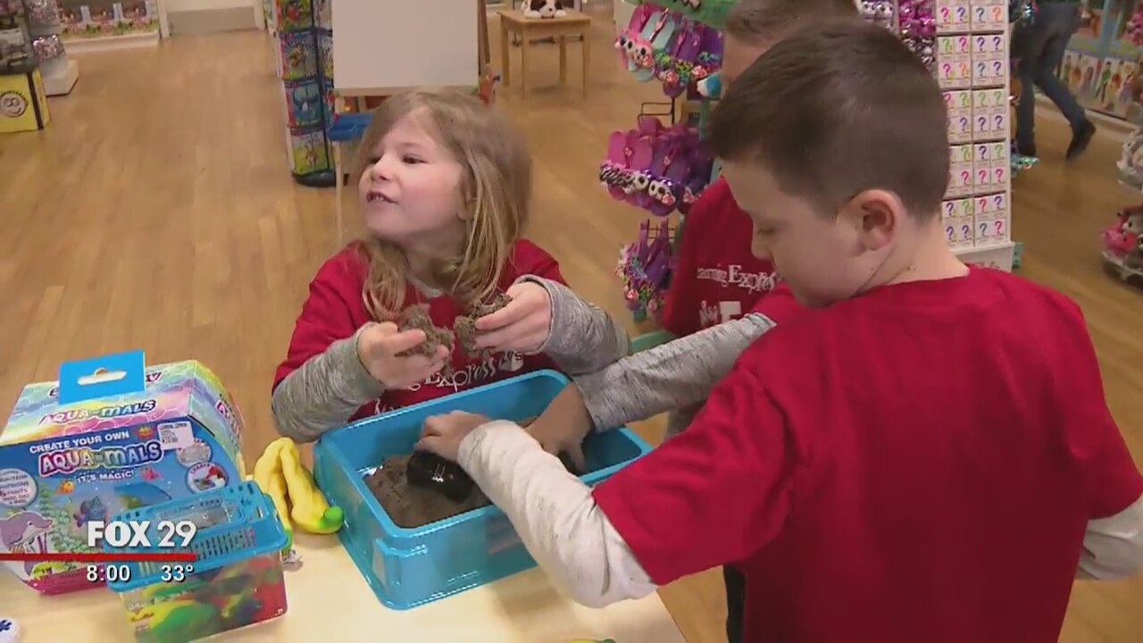 Jenn finds ways to keep the kids busy at the Learning Express Store