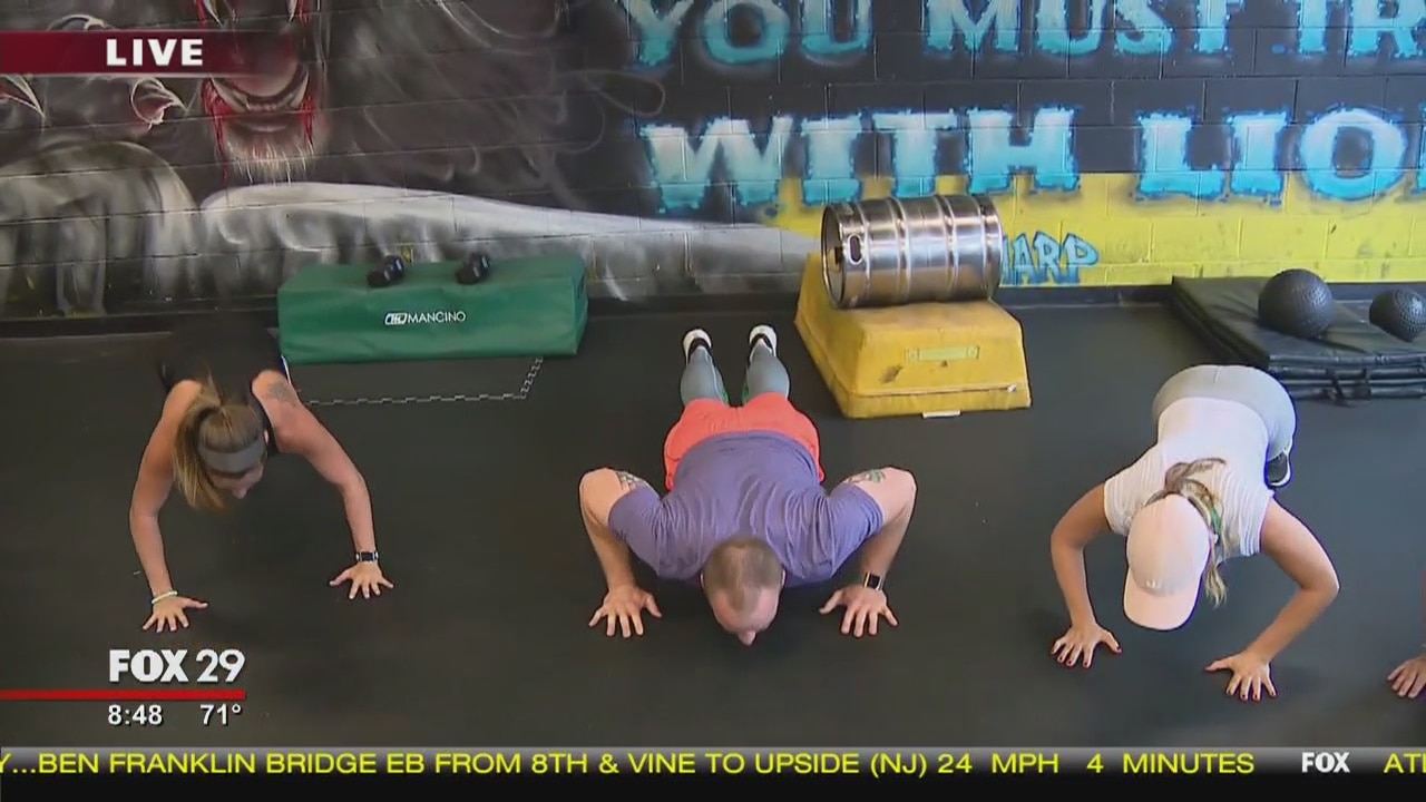 Richard gets in a workout at PIT in Conshohocken