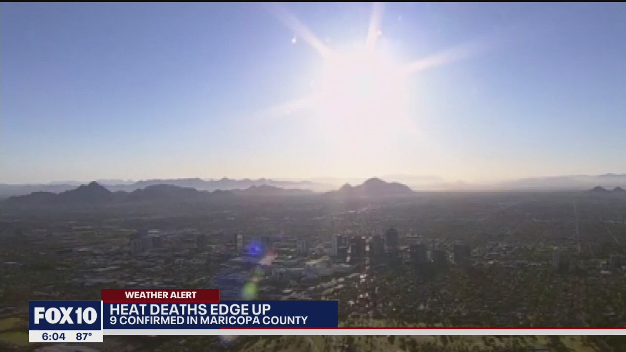 Heat deaths rise in Maricopa County; 9 confirmed