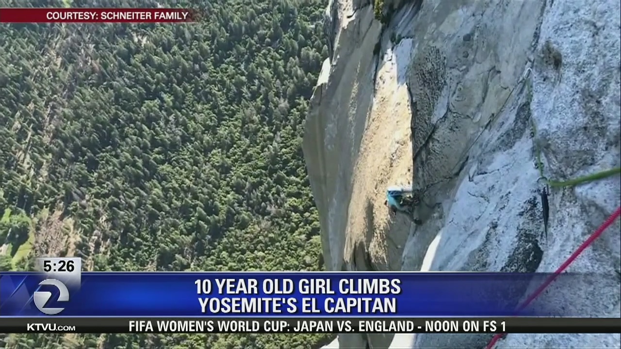 10-year-old girl climbs El Capitan