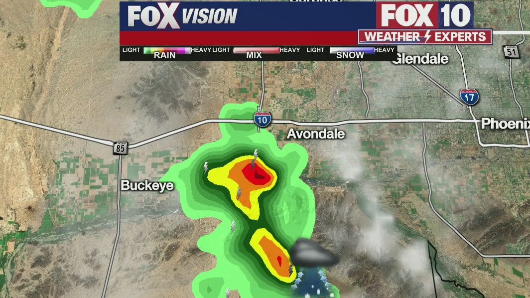 Monsoon weather makes return to the Valley