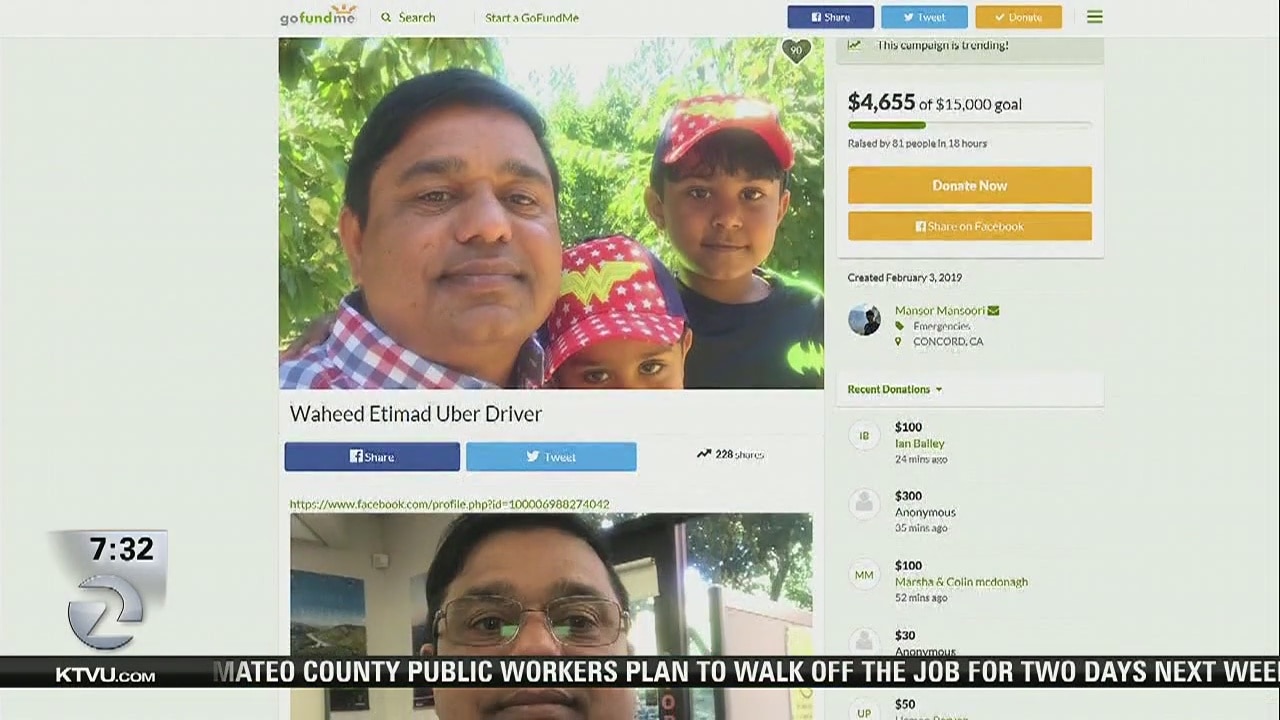 Friends ID man killed in wrong way crash as Uber Driver