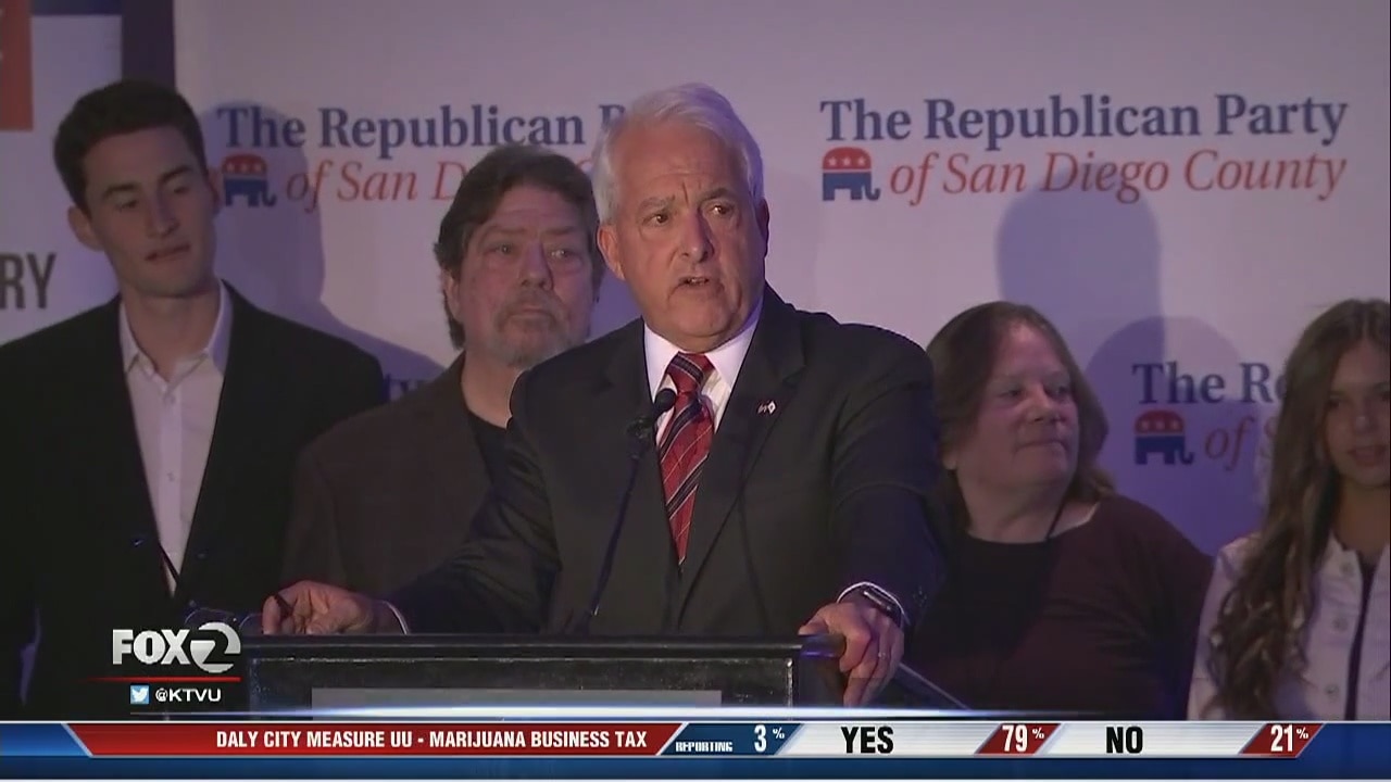 Republican candidate for governor John Cox concedes defeat to Gavin Newsom