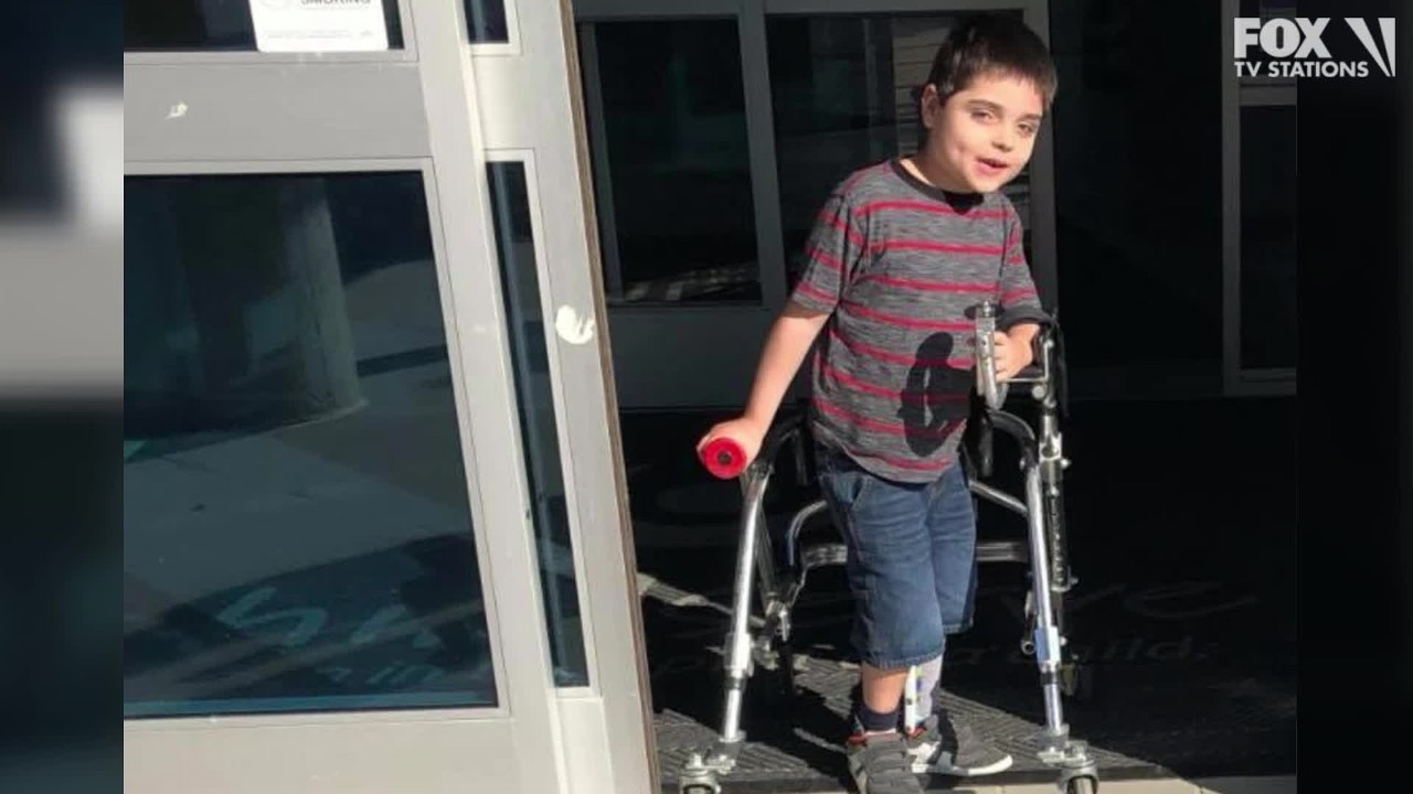 Devices that help 8-year-old communicate and walk stolen, mom says