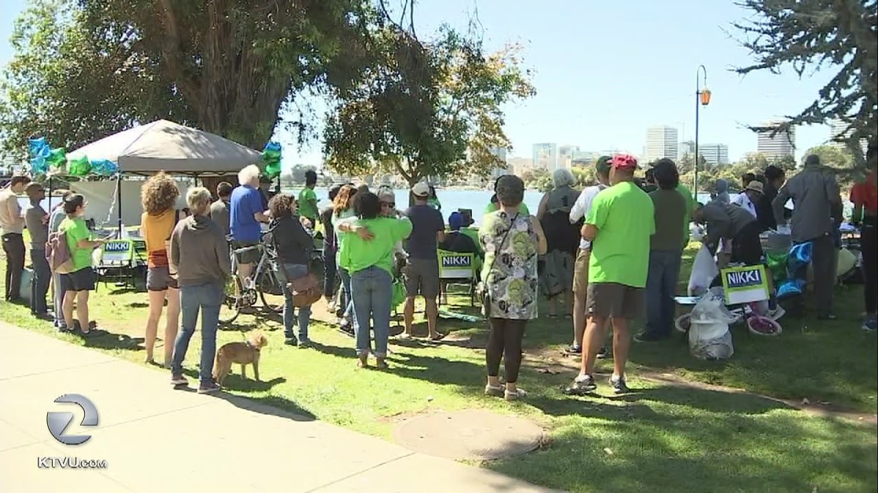 Camping could be banned along Lake Merritt, replaced with Tuff sheds