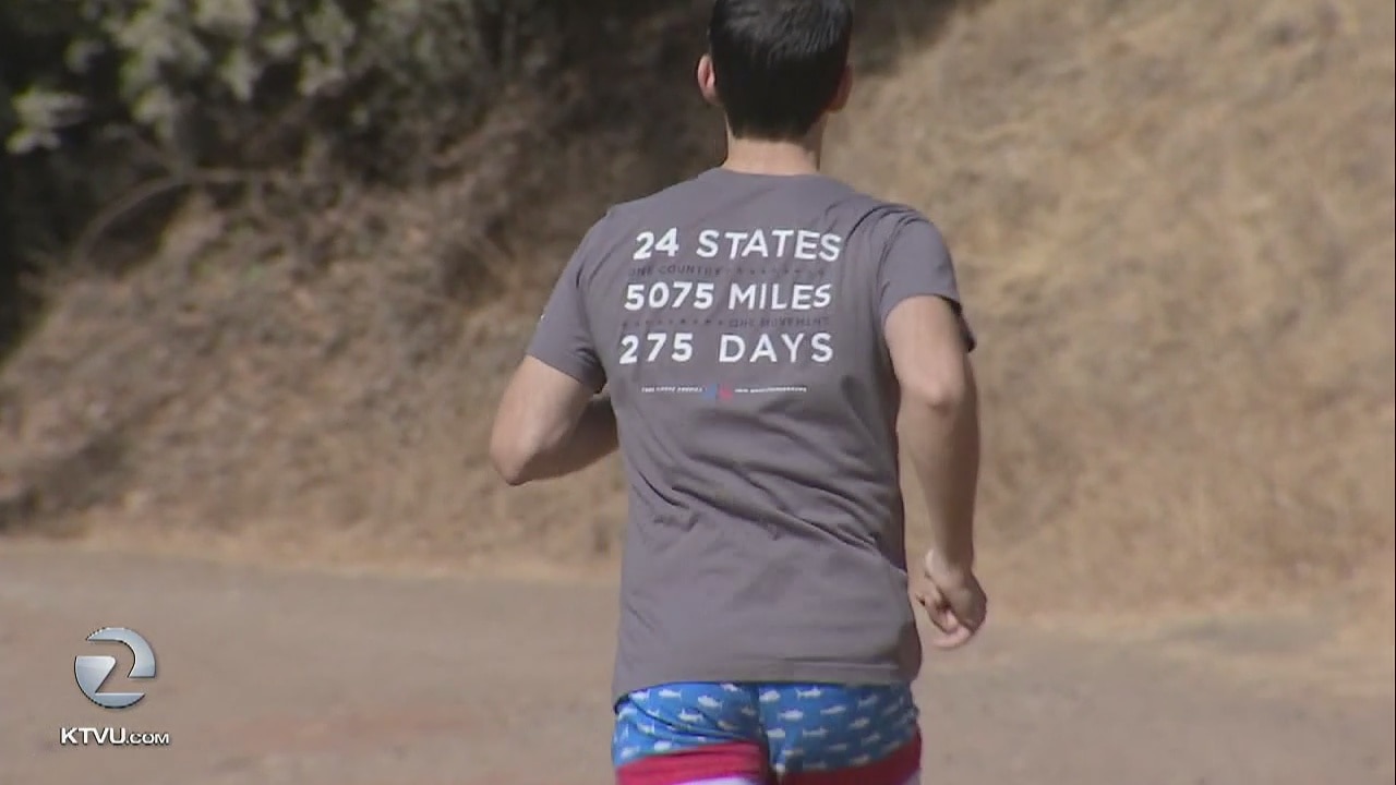 Bay Area engineer quits job to run across the country