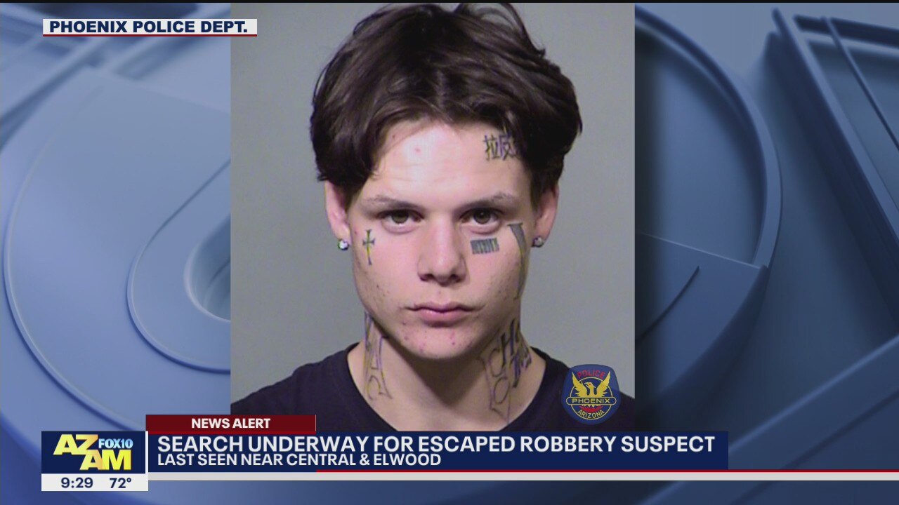 Manhunt underway for armed robbery suspect who escaped Phoenix police ...