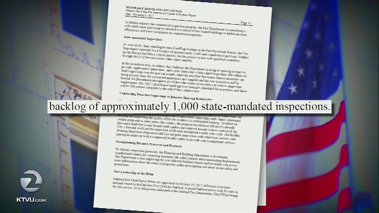 Oakland fire inspection backlog does not represent what city documents claim