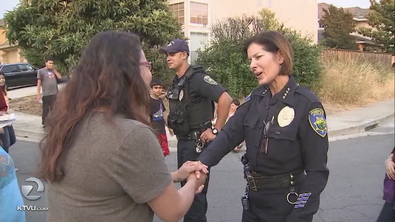 Fremont welcomes first openly gay, female police chief on 'National Night Out'