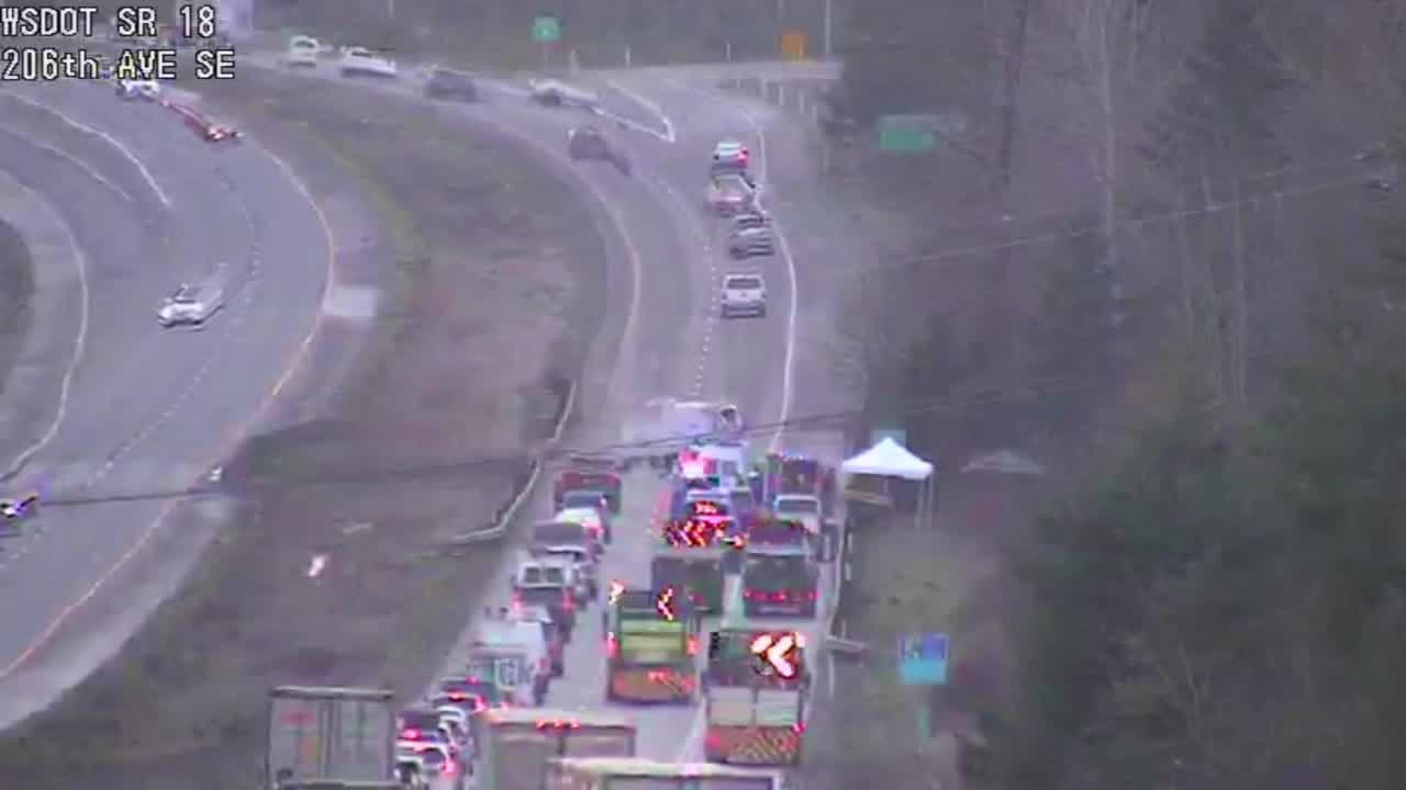 King County deputies investigating suspicious death along SR 18