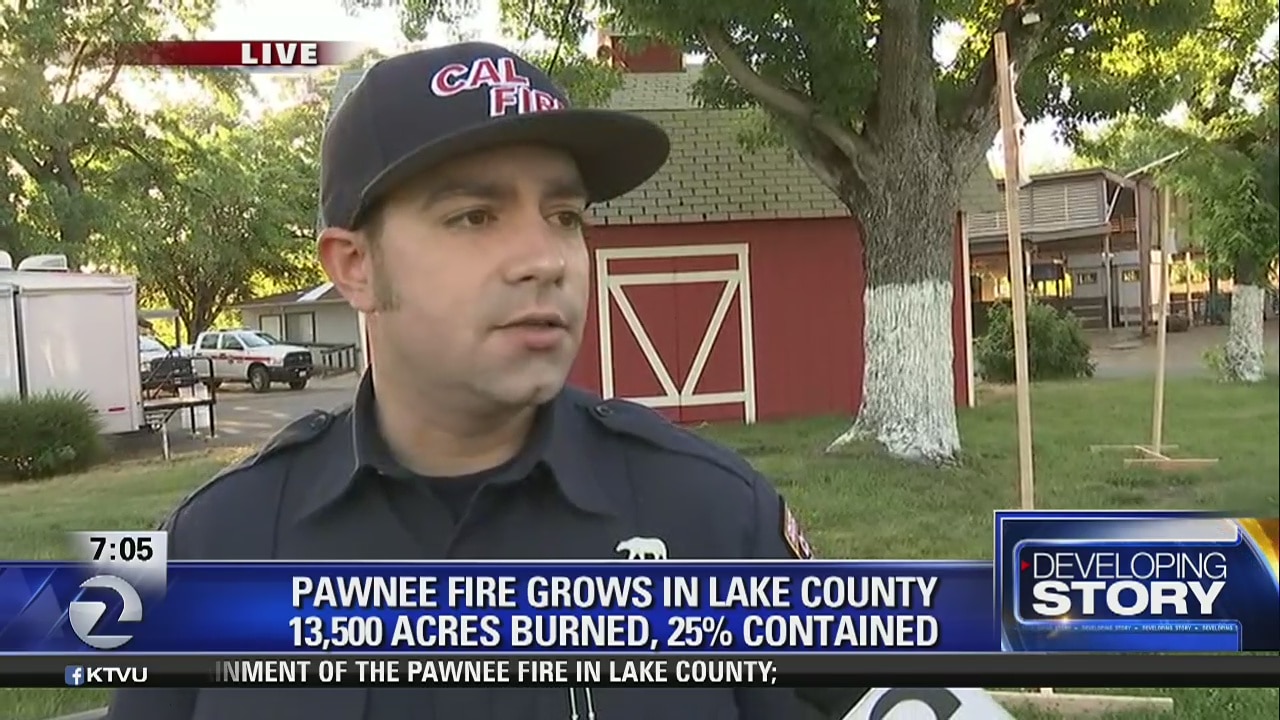 Pawnee Fire now 25 percent contained
