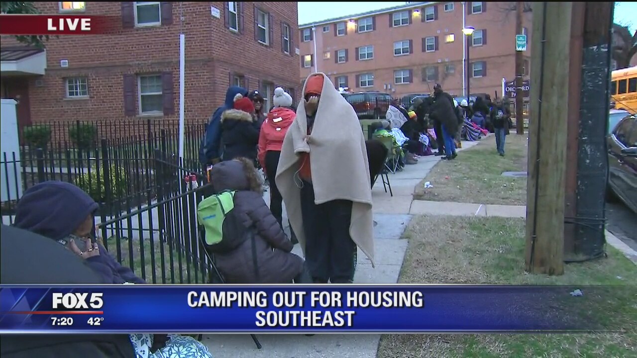 Hundreds wait in cold for chance to apply for affordable DC housing ...
