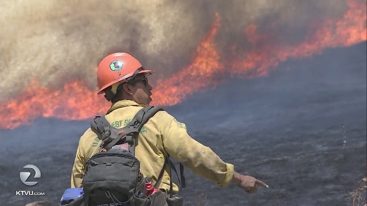 A break in the heat this week, should help Northern California firefighters