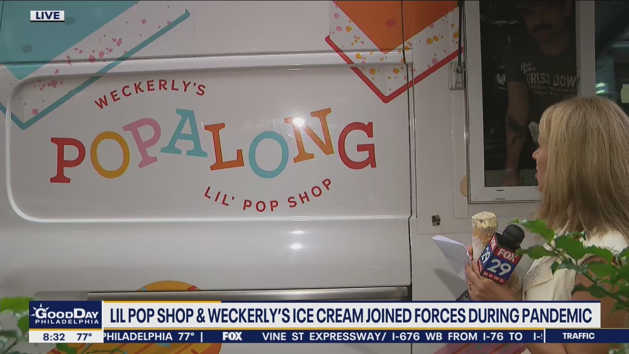 Lil Pop Shop & Weckerly's Ice Cream joined forces during the pandemic
