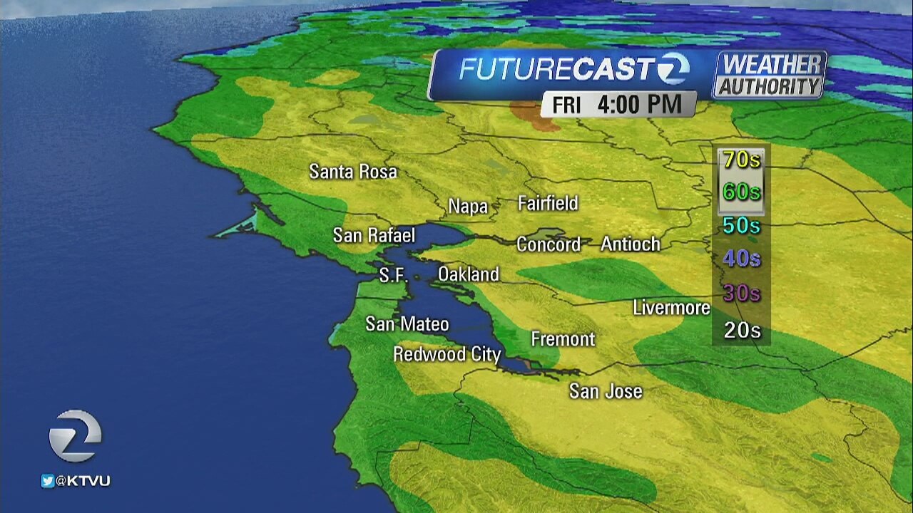 Friday's forecast: warm, nice