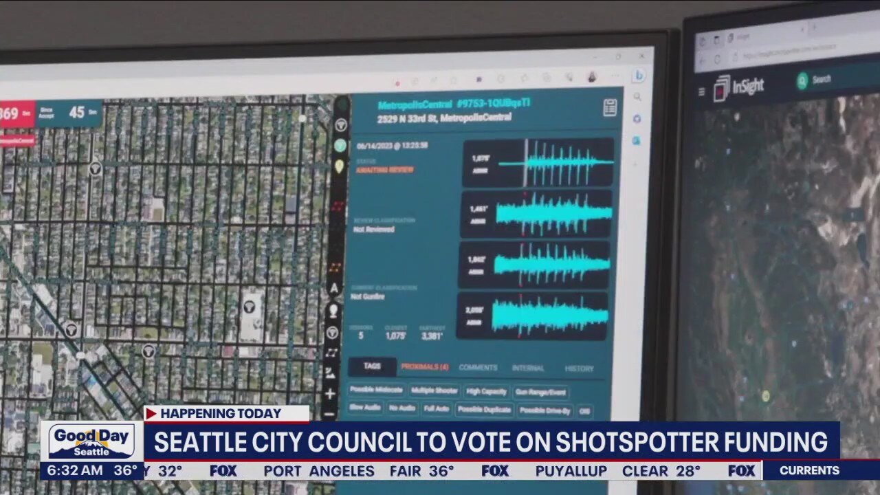 Seattle City Council to vote on ShotSpotter funding