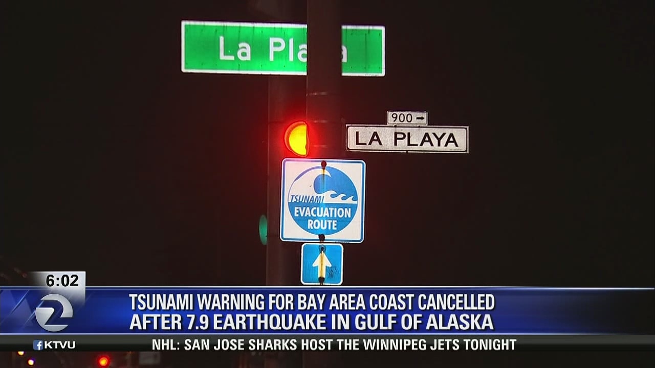 Tsunami alerts canceled following large Alaska earthquake
