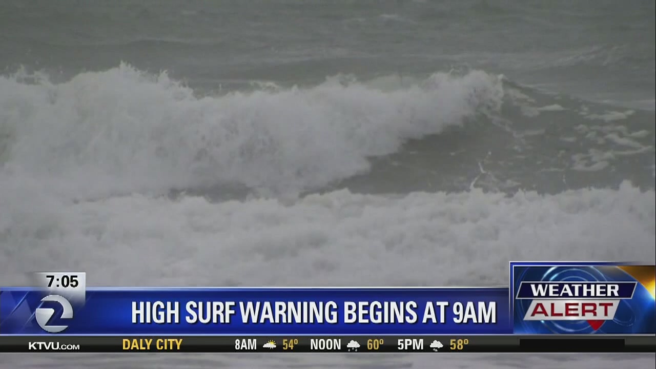 High surf warning