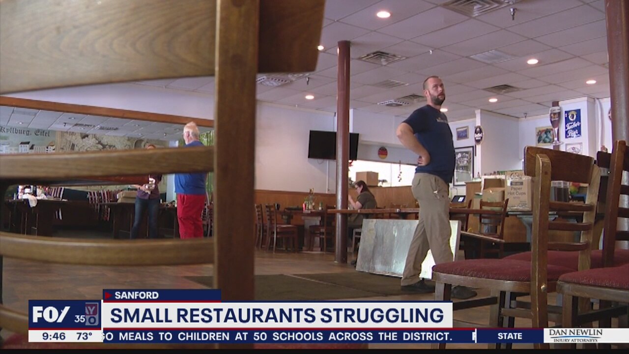 Small restaurants struggling