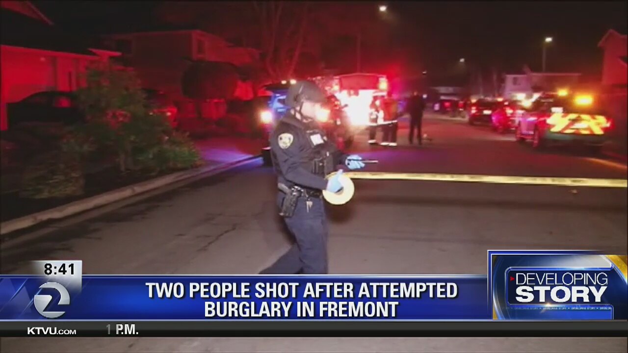 Two shot during attempted burglary in Fremont