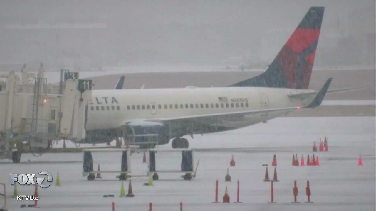Blizzard forces flight cancellations