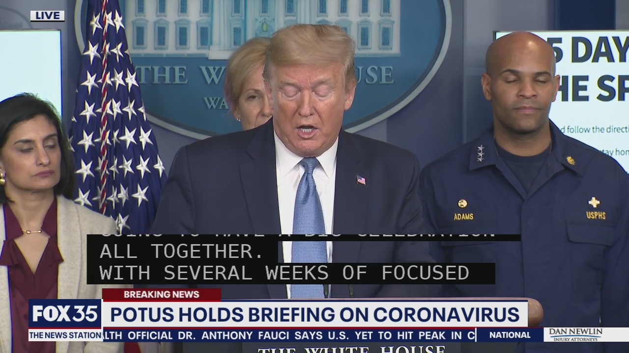 Pres. Trump gives updated on COVID-19