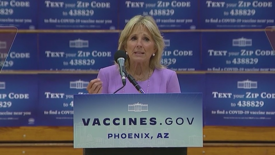 First Lady Jill Biden to visit Phoenix, Tucson on March 7-8