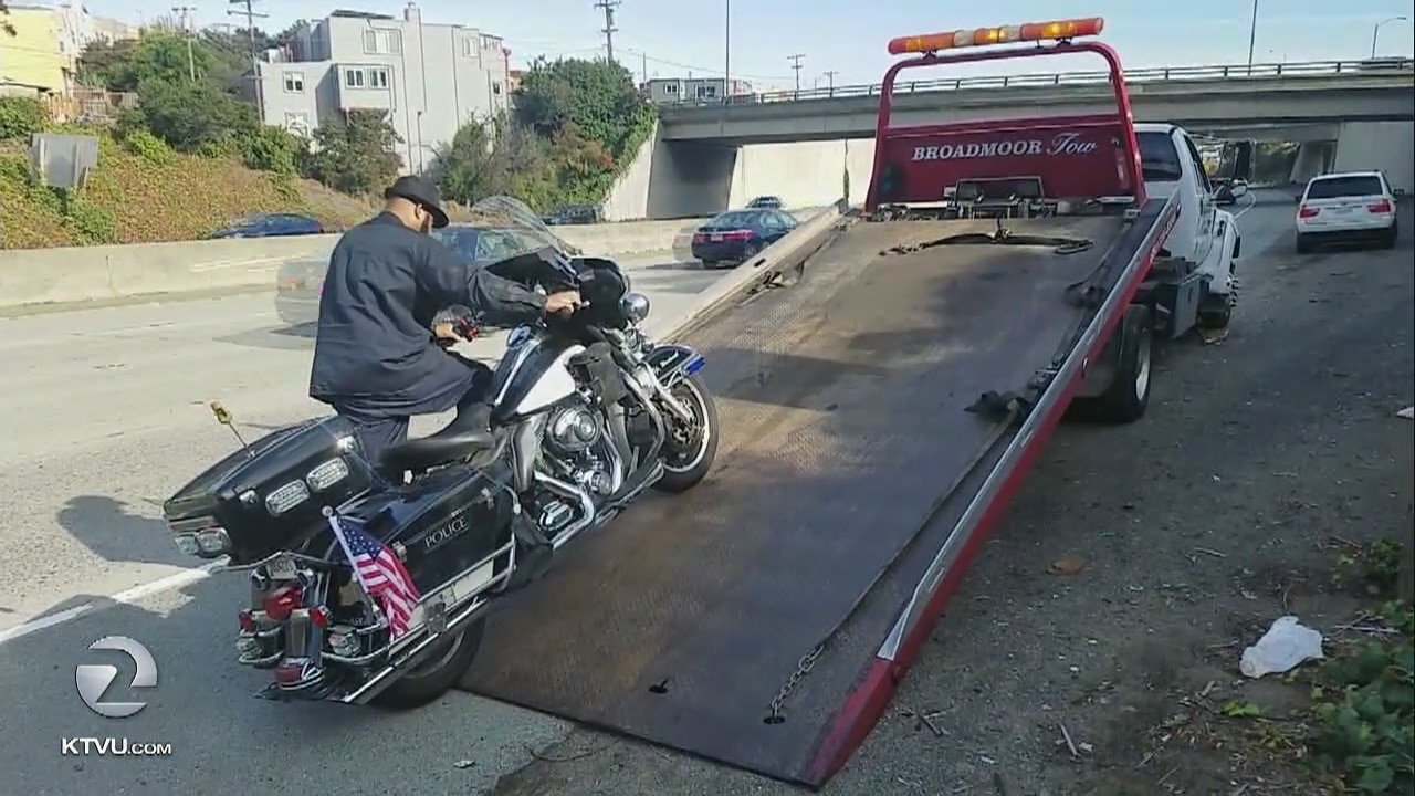 SF officer crash while in pursuit