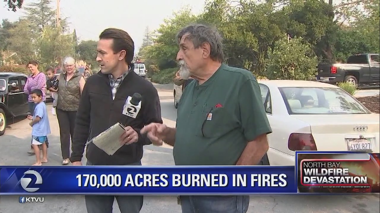 Residents flee Rincon Valley because of Tubbs Fire with antique vehicles