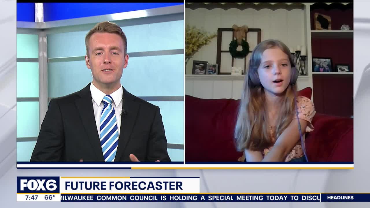 Future Forecaster Ellie helps with the weather