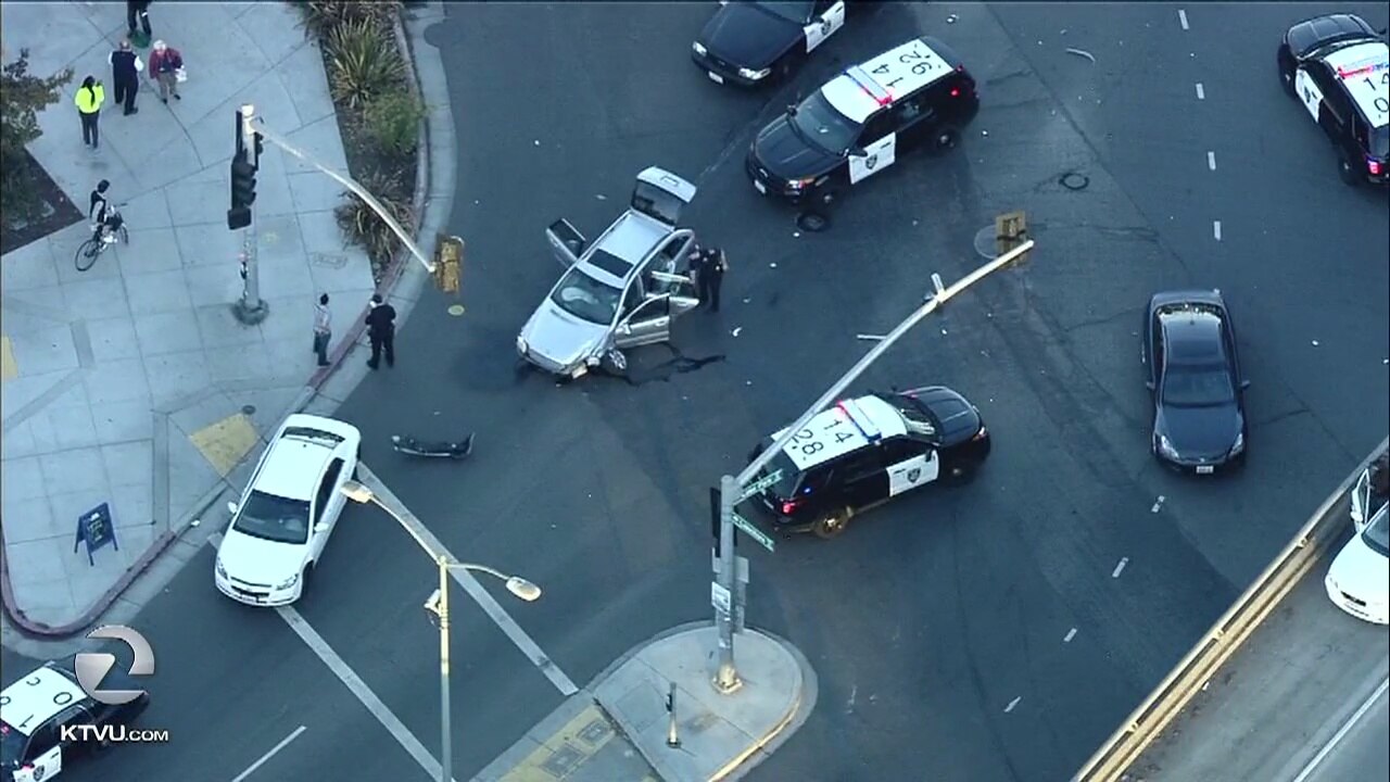 Questions raised after Oakland police chase, crash