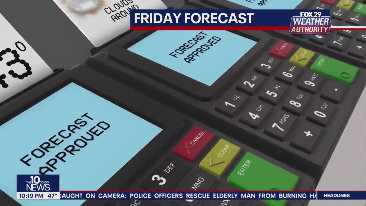 Weather Authority: Thursday 10 pm forecast